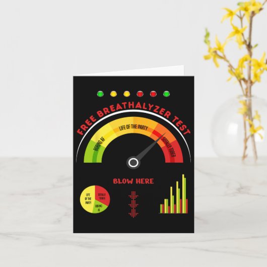 Volwassenen Halloween Kostuum Breathalyzer Heren H Kaart (Gele Bloem)