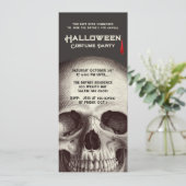 Volwassenen Halloween Kostuum Feest Schedel Kaart (Staand voorkant)