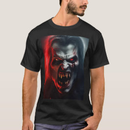 Volwassenen Halloween kostuum vampier man poster T-shirt