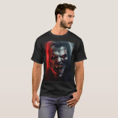 Volwassenen Halloween kostuum vampier man poster T-shirt (Voorkant volledig)