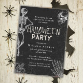 Volwassenen Halloween Party  Gothic Skull Kaart