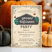 Volwassenen Halloween Party  Gothic Skull Kaart