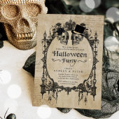 Volwassenen Halloween Party  Gothic Skull Kaart
