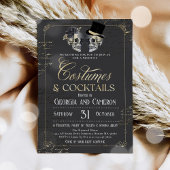 Volwassenen Halloween Party  Gothic Skull Kaart