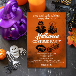 Volwassenen Halloween Verkleedfeest Vintage Vampie Kaart