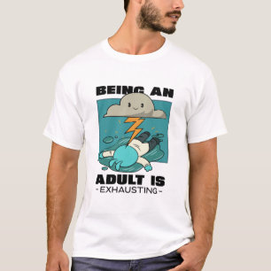 Volwassenen is uitdrijven t-shirt