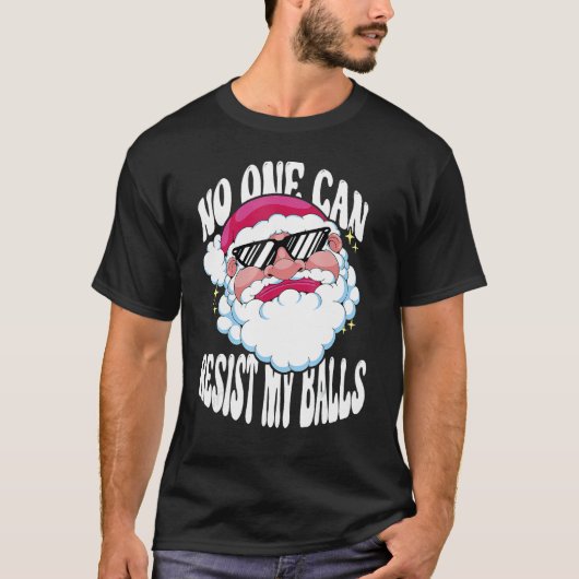 Volwassenen Kerstmis Kerstmis Niemand kan mijn aut T-shirt (Voorkant)