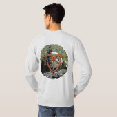Volwassenen lange hoes Raglan RFT Logo T-shirt (Achterkant volledig)