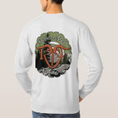 Volwassenen lange hoes Raglan RFT Logo T-shirt (Achterkant)