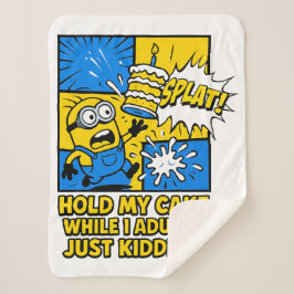 Volwassenen maken een grapje sherpa deken