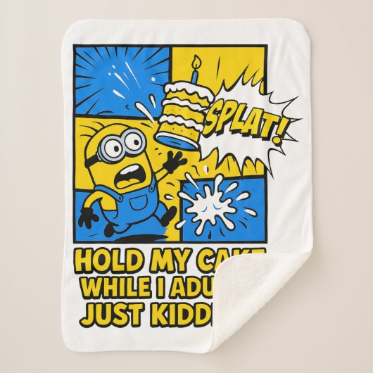 Volwassenen maken een grapje sherpa deken (Voorkant)