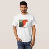 Volwassenen (mannen) Australian King Parrot T-shirt (Voorkant volledig)