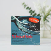 Volwassenen Muziek Thema Verjaardagsfeest Kaart (Staand voorkant)