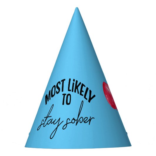 Volwassenen Petten, Sober Feesthoedjes (Voorkant)