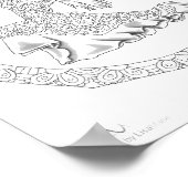 Volwassenen Poster Mandala Flamenco Dancer (Hoek)