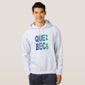 Volwassenen Pullover Hoodie as QUEBEC 26 (Voorkant volledig)