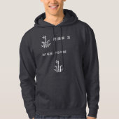 Volwassenen Pullover Hoodie (Donkergrijs Levendig (Voorkant)