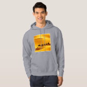 Volwassenen Pullover Hoodie grijs SAHARA TOERIS (Voorkant volledig)