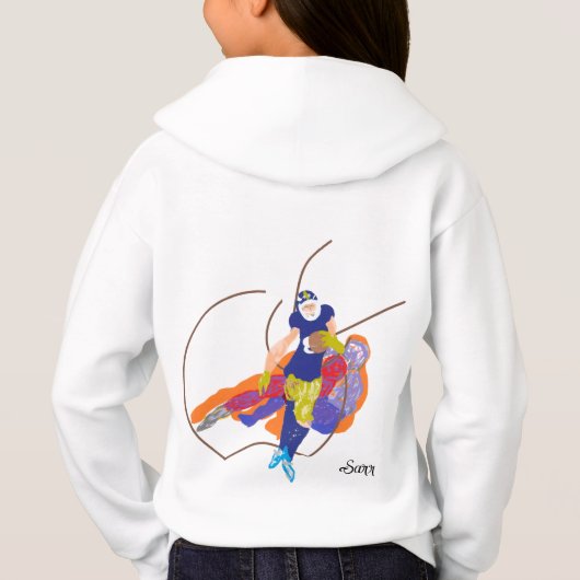 Volwassenen Pullover Hoodie: Touchdown (Achterkant)