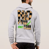 Volwassenen ritssluiting Hoodie (Achterkant)