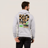 Volwassenen ritssluiting Hoodie (Achterkant volledig)