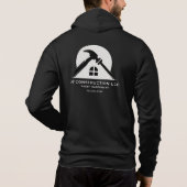 Volwassenen ritssluiting zakelijke trui-ABP Hoodie (Achterkant)