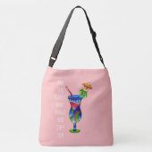 Volwassenen slurkbeker (roze), Cute Beach Tote Bag (Achterkant)