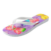 Volwassenen, Teenslippers met brede riem (Schuin)