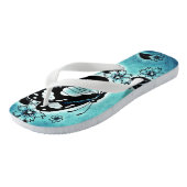 Volwassenen, Teenslippers met brede riem (Schuin)