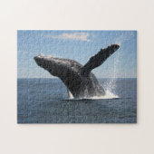 Volwassenen van de walvis legpuzzel (Horizontaal)