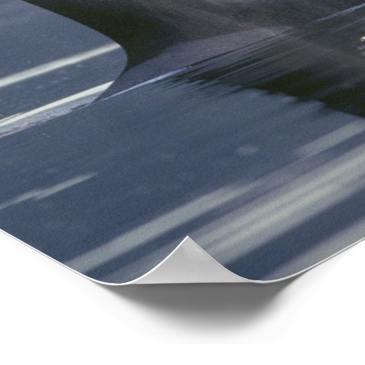 Volwassenen vrouw Orca Whale Orcinus Orca), Puget Poster (Hoek)