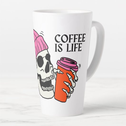 Volwassenen zijn hard funny coffee Mok (Rechterhoek)