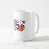 Volwassenen zijn hard funny coffee Mok (Voorkant rechts)