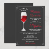 Volwassenendag - Uitnodiging tot wijnstokken (Voorkant / Achterkant)