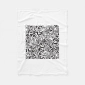 Volwassenenkleurboek Fleece Deken (Voorkant)