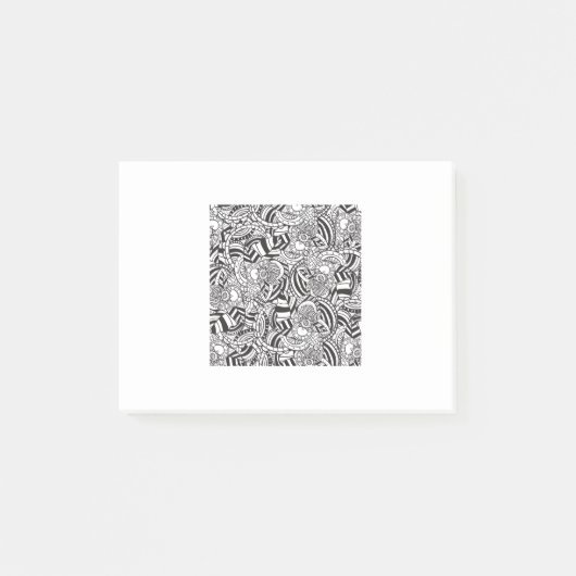 Volwassenenkleurboek Post-it® Notes (Voorkant)