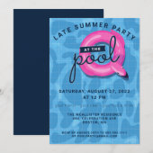 Volwassenenploeg laat zomerfeest kaart (Voorkant / Achterkant)