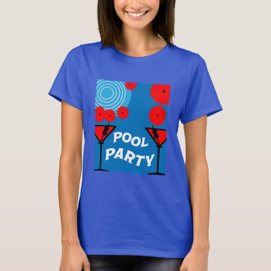 Volwassenenpool partijen T-shirt (Voorkant)