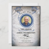 Volwassenenvisserij Birthday de Legend Kaart (Voorkant)