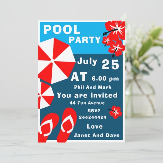 Volwassenenzomerpool Kaart (Staand voorkant)