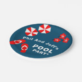 Volwassenenzomerpool Papieren Bordje (Gekanteld)