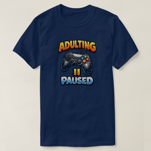 Volwassenheid Gepauzeerd T-shirt (Design voorkant)