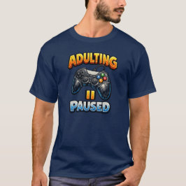 Volwassenheid Gepauzeerd T-shirt