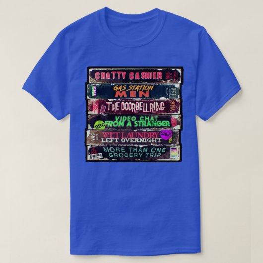 Volwassenheid Horror VHS T-shirt (Design voorkant)