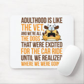 Volwassenheid is als de dierenarts, en we zijn all muismat (Met muis)