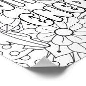 Volwassenkleur-"Geen F*&^ met.." verlichting Poster (Hoek)