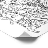 Volwassenkleurend Poster " als voetgangerskunst" (Hoek)