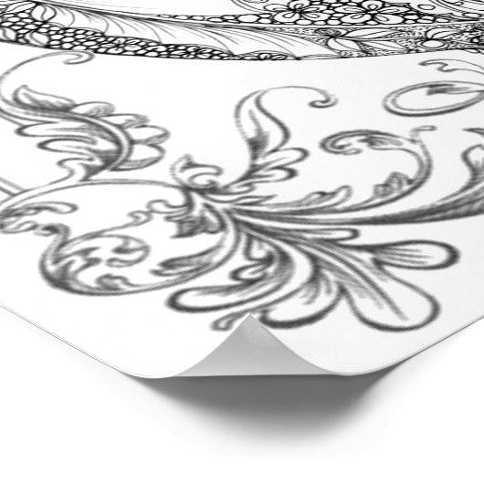 Volwassenkleurend Poster "For Love of Jamie Art" (Hoek)