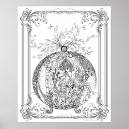 Volwassenkleurend Poster "For Love of Jamie Art"