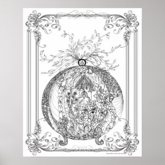 Volwassenkleurend Poster "For Love of Jamie Art"